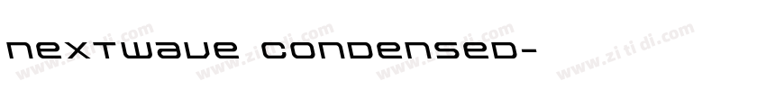 Nextwave Condensed字体转换